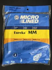 DVC Micro Lined Vacuum Cleaner Bags Eureka MM 3 Bags