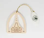 Steinbach / Erzgebirgische Richard Glässer. Chapel Christmas Ornament.