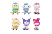 Hello Kitty and Friends, 4 Ultra-Premier 6-Figure Set - Hello Kitty, Kuromi, My Melody, Cinnamoroll, Pompompurin, and Keroppi - Officially Licensed Sanrio Product from Jazwares
