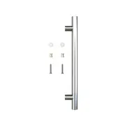 Rolltrak 400mm Stainless Steel Barn Door Round Single Pull Handle