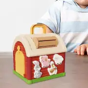 Activity Cube Shape Sorter Box Playhouse Set Interactive Educational Toy Early
