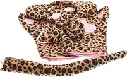 1 Set Leopard Print Headband Set Leopard Tail and Gloves Kitten Stuffed Animals Outfits for Kids Cosplay Accessories Animal Costume Zirtek Adultos Short Plush. Child Tail Cover Ear