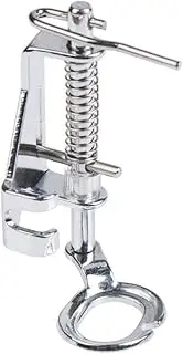 TFBOY Large Metal Darning/Free Motion Sewing Machine Presser Foot - Fits All Low Shank Singer Brother Babylock Euro-Pro Janome Kenmore White Juki New Home Simplicity Elna and More!