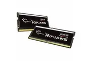 G.SKILL Ripjaws F5-5600S4645A32GX2-RS RAM Module for Notebook, Desktop PC - 64 GB (2 x 32GB) - DDR5-5600/PC5-44800 DDR5 SDRAM - 5600 MHz - CL46 - V -