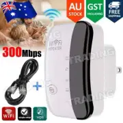 300Mbps Wifi Extender Repeater Range Booster Wireless-N 802.11 AP Router AU Plug