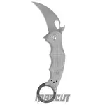 宏均-獨家限量發售 FOX CUSTOM KARAMBIT 訂製格子鈦柄 M390鋼 MASCUT LOGO(不二價)