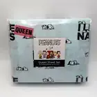 BERKSHIRE PEANUTS SNOOPY I LIKE NAPS PRINT 4 PIECE QUEEN SHEET SET NEW