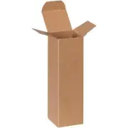 Reverse Tuck 2 x 2 x 7" Folding Cartons, Kraft 500/Case