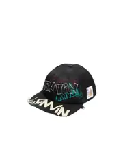 logo-print baseball cap 60 Black