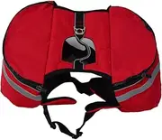 Backpack Small Dog Harness Hiking Back Pack Dog Walking Harness Hiking Backpack Dog Backpack Carrier Dog Camping Backpack Red Medium Dog Out Bag Basket Golden Retriever The Dog