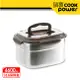 【CookPower鍋寶】316不鏽鋼提把保鮮盒4600ml BVS-4612
