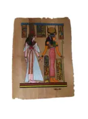 EXQUISITE EGYPTIAN HAND-PAINTED PHARAOH PAPYRUS PAPER!