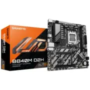 GIGABYTE B840M D2H Motherboard - AMD Ryzen 9000 CPUs, 5+2+2 Phases VRM