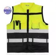 AU Standard High Visibility Reflective Safety Vest Washable Workwear Vest