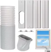 Portable Air Conditioner Window 5.9" Diameter Kit & Exhaust Hose 59" Length