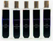 5 Bath & Body Works WHITE Fine Fragrance Mist Body Spray 8 oz