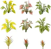 90 Pcs Mixed Miniature Plants - Green Shrubs, Bush Model for Train Scenery, Railway, Sand, Military Layout, Park Garden Scene