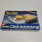 NEW Vtg Pyrex Clear Advantage 3-QT Non Stick Glass Bakeware Cooking Dish 233-NS