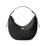 [Prada] Prada Large Logo-plaque Leather Shoulder Bag