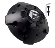 Fuel Wheels Flat Black Wheel Center Cap # 1003-88MBR (1 CAP) NEW + BOLTS!