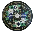 12" Console Table With Marble Top Best Gifts Marquetry Inlay Outdoor Décor