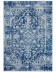 [Rug Culture] Evoke Contrast Transitional Rug in Navy