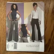 Vogue Designer Sewing Pattern 2907, Alice + Olivia, Pants, Size 4 - 8, Uncut