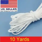 10 yards 3mm Round Elastic Band Rope Cord Ear Hanging Tape Sewing For Face Masks
