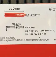 Hilti Diamond Core Bit 32mm SPX-L DD120 Drill Bit New Made in Hungary With Box