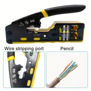 Professional RJ45 Crimp Tool Ethernet Wire Manager Cutter Durable Universal TOOL