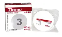 在飛比找樂天市場購物網優惠-Tiamo #3丸形濾紙