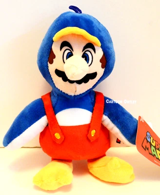 Nintendo Super Mario Bros 10" Plush Penguin Suit Stuffed Doll Toy Gift New