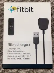 Fitbit Charge 3 Charging Cable Black