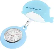 [OATIPHO] Digital Fob Watch for Nurses Women's Nurse Watch Gold-plated Luminous Hands for Work Lightweight Compact