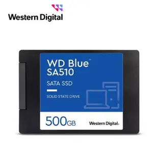 【WD 威騰】藍標 SA510 500GB 2.5吋SATA SSD(讀：560MB/s 寫：530MB/s)