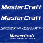 Fits MasterCraft ProStar 205 Boat Decals Style 5