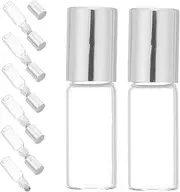 Beaupretty 10Pcs Mini Roller Bottles Refillable Essential Oil Vials with Balls Portable Aromatherapy Containers for Travel Perfume and Daily Use
