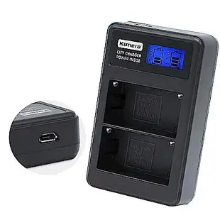 Kamera 佳美能 液晶雙槽充電器 For SONY NP-F550  FM50  FM500H【附MicroUSB線
