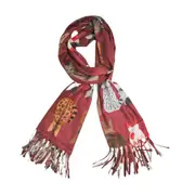 Urban Sassy Cat Scarf Stylish Womens/Ladies Fashion Soft Neck Wrap Burgundy