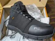 Men's timberland pro internal met guard 6" Composite safety toe Boot Shoe Sz 12