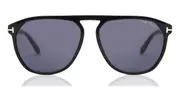 Tom Ford FT0835 JASPER-02 01A Men's Sunglasses Black Size 58