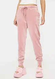 [JUICY COUTURE] Blushing Pink Big Bling Velour Joggers