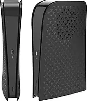 PS5 Console Face Plates, PlayStation 5 Accessories with Fan Vents Faceplate，with Dust Filter for Cooling Vents，Shockproof ABS Shell Cover Case - Digital Edition