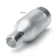 4" X 3" Male NPT S/80 (XH) Concentric Swage Nipple Zinc Plated WPB SWG1131121