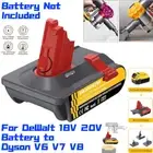 3 in 1 Battery Adapter for Dewalt 18V 20V Battery Convert to Dyson V6 V7 V8 Tool