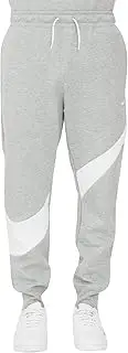 Men's Nike Gray/White Sportswear Swoosh Tech Fleece Pants - XL