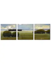 Ready2HangArt Nice Green Wrapped Canvas Wall Art by Norman Wyatt