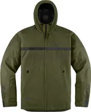 Icon PDX 3 Motorcycle Textile Jacket, black-grey-blue, Size M for Men Black Grey Blue