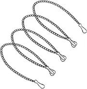 4PCS Decorative Plant Hanging Chains with Hooks 25cm Chain for Planter Flower Basket Bird Feeder Lanterns and Ornaments Hanging Chain for Indoor/Outdoor Use