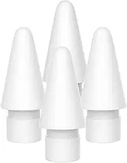 Replacement Tips Compatible with Apple Pencil 2 Gen i- iPencil Nib Pencil 1 st/Pencil 2 Gen White 4 Pack